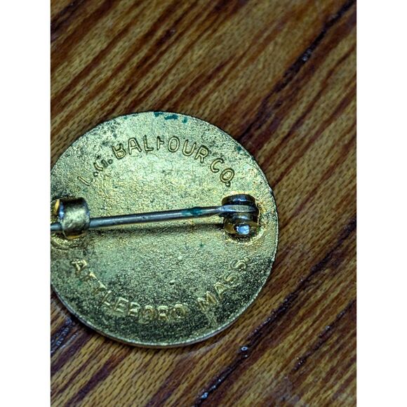 Vintage Writing Award Pin – “Progress in Writing” by Balfour Co. - Picture 3 of 3